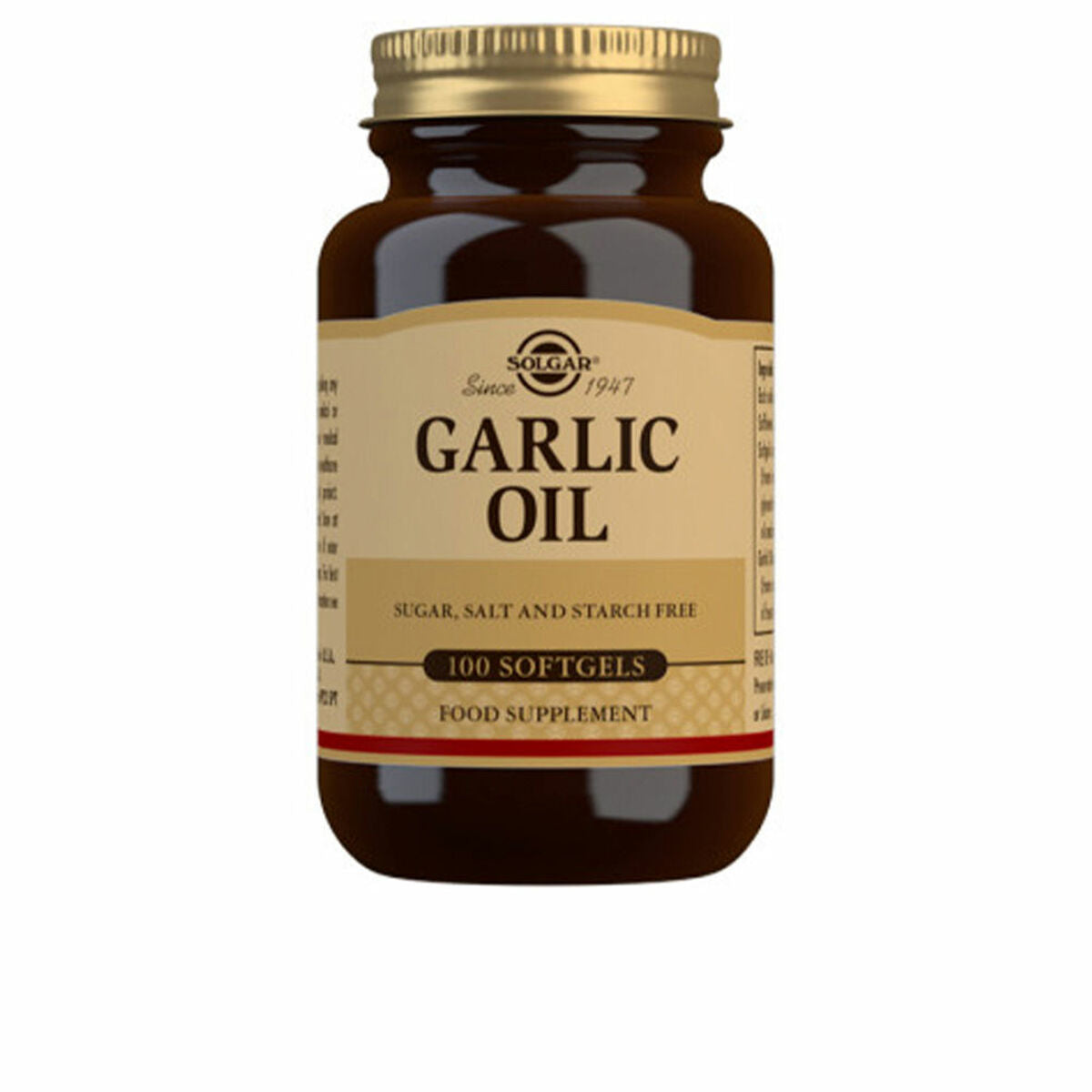 Garlic Oil Pearls Solgar   100 Units.