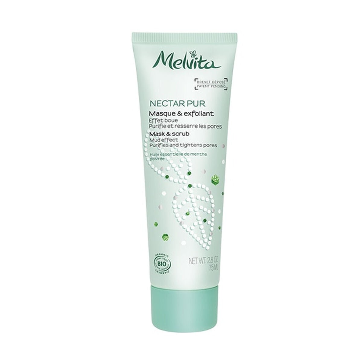 2 in 1 Exfoliating Mask Melvita Nectar Puro 75 ml - MES49