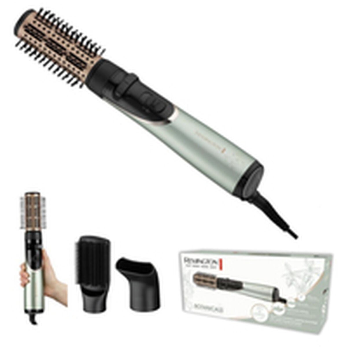 3 - in - 1 Drying, Styling and Curling Hairbrush Remington AS5860 800 W - MES49