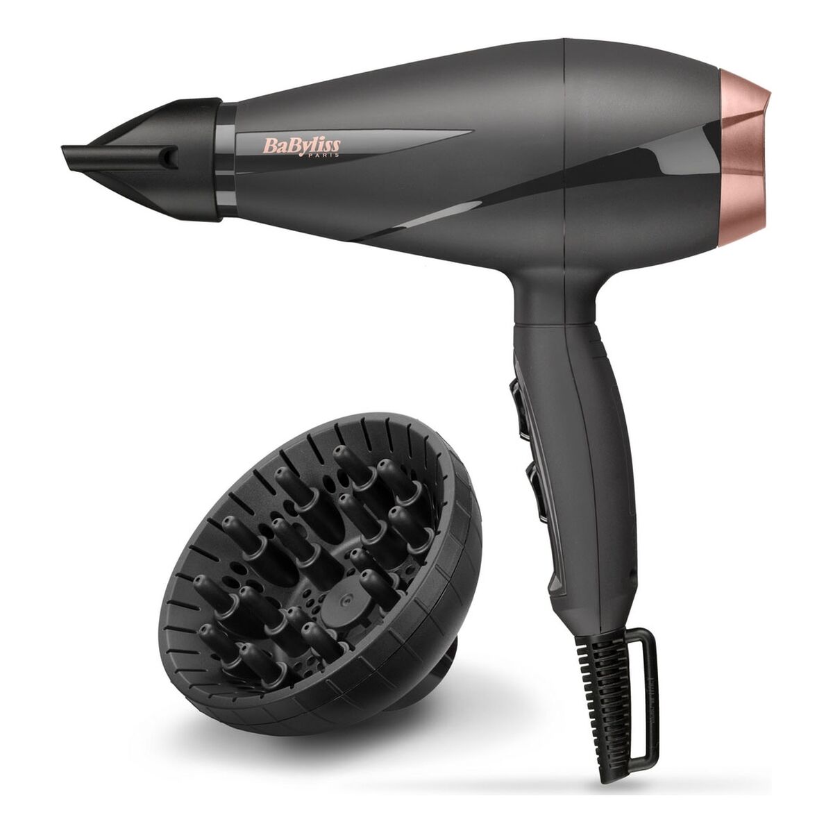 Hairdryer Babyliss 6709DE 2100 W Black Dark grey.