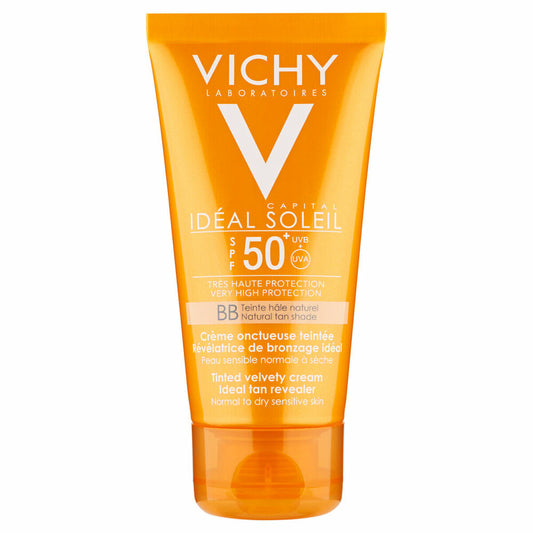 Sun Protection with Colour Vichy Ideal Soleil BB SPF50 Cream (50 ml).