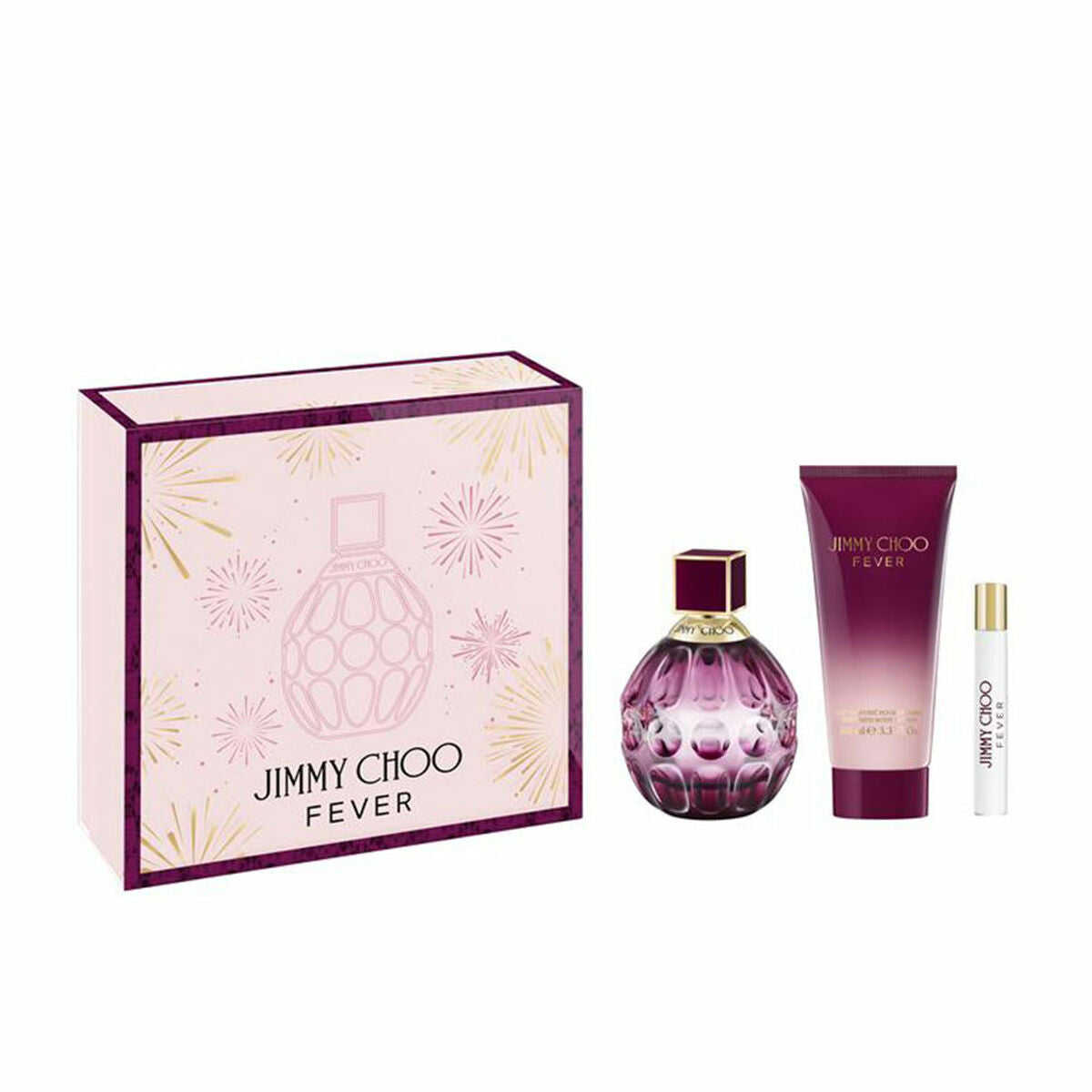 Women's Perfume Set Jimmy Choo FEVER 3 Pieces.