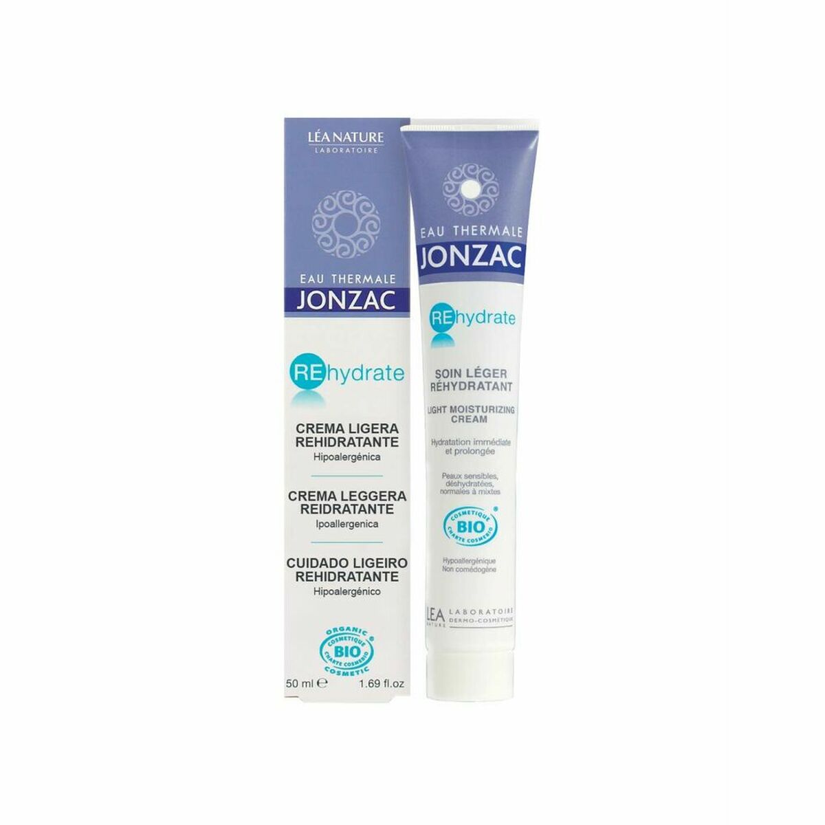 Facial Cream Eau Thermale Jonzac Rehydrate Bio (50 ml).