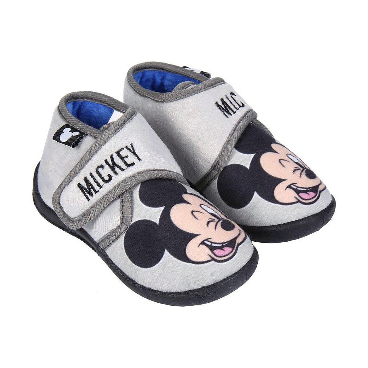 3D House Slippers Mickey Mouse Light grey - MES49