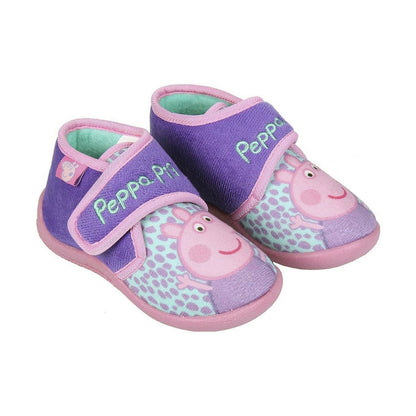 3D House Slippers Peppa Pig Pink Purple - MES49