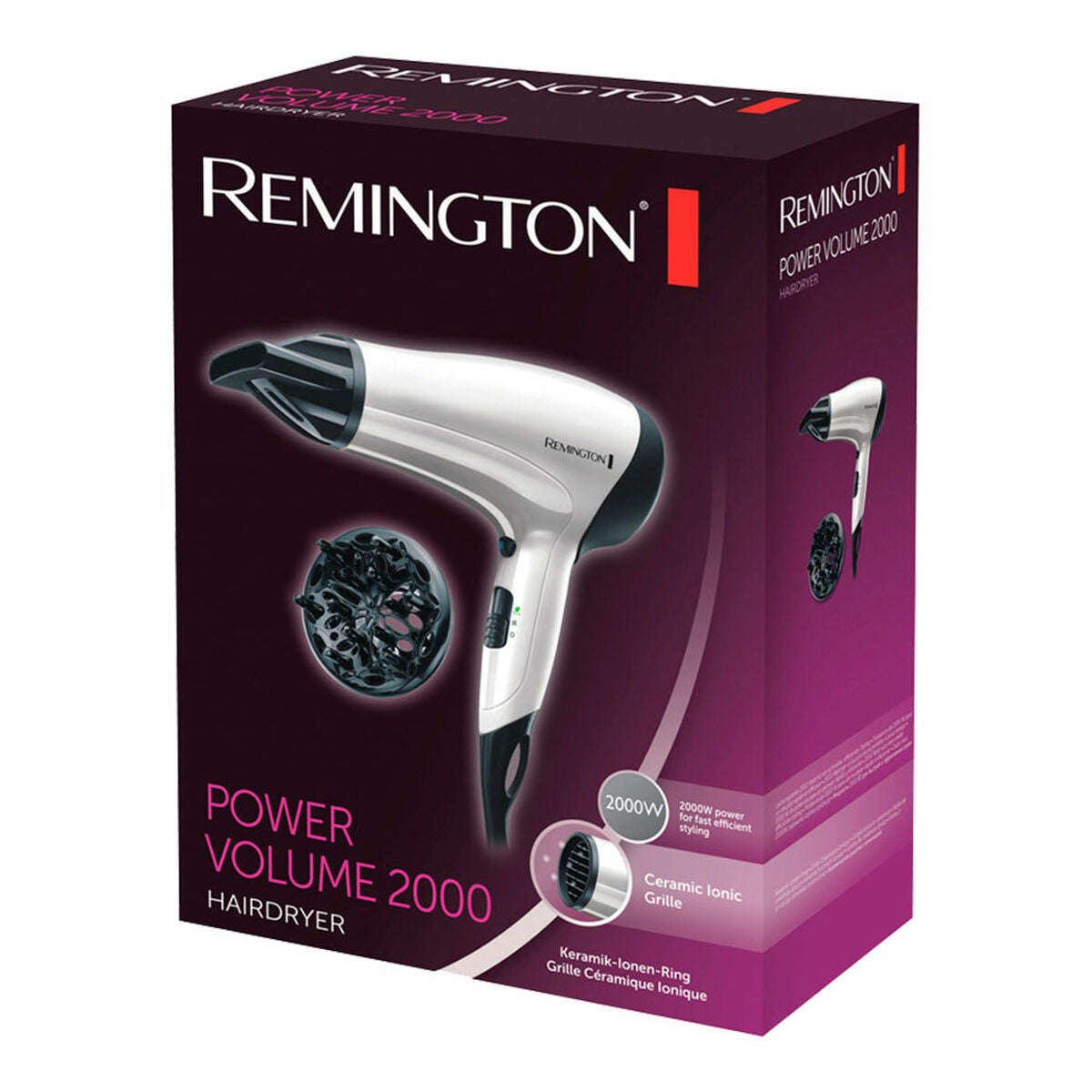 Hairdryer Remington White 2000 W.