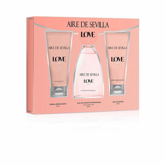 Women's Perfume Set Aire Sevilla Love (3 pcs).