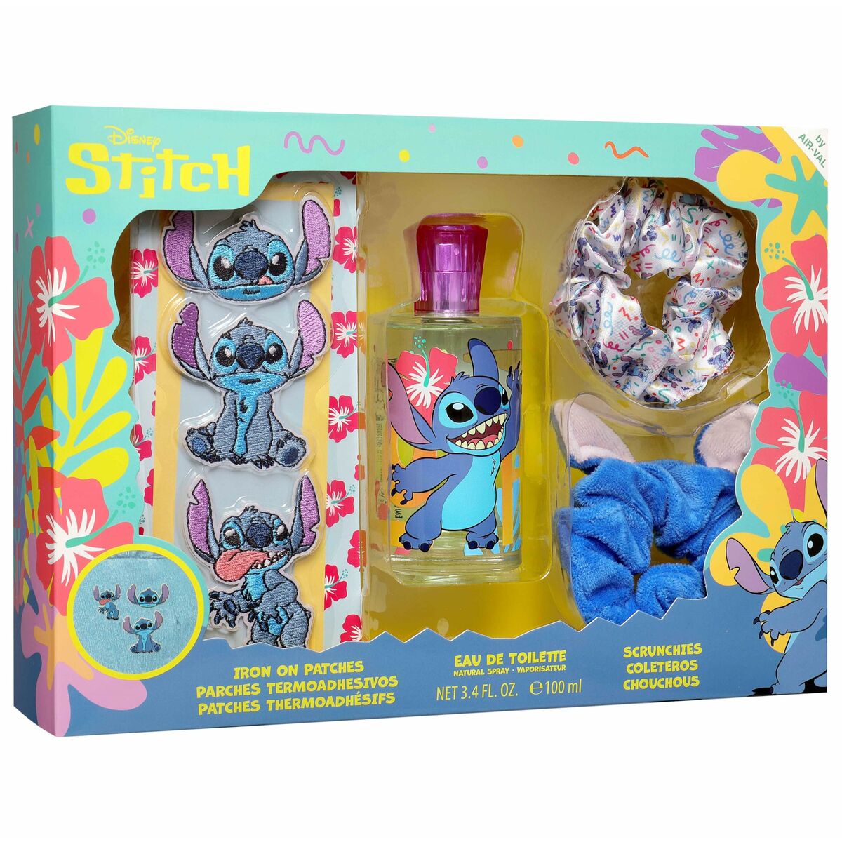 Children's Perfume Air-Val STITCH EDT 100 ml 3 Pieces.