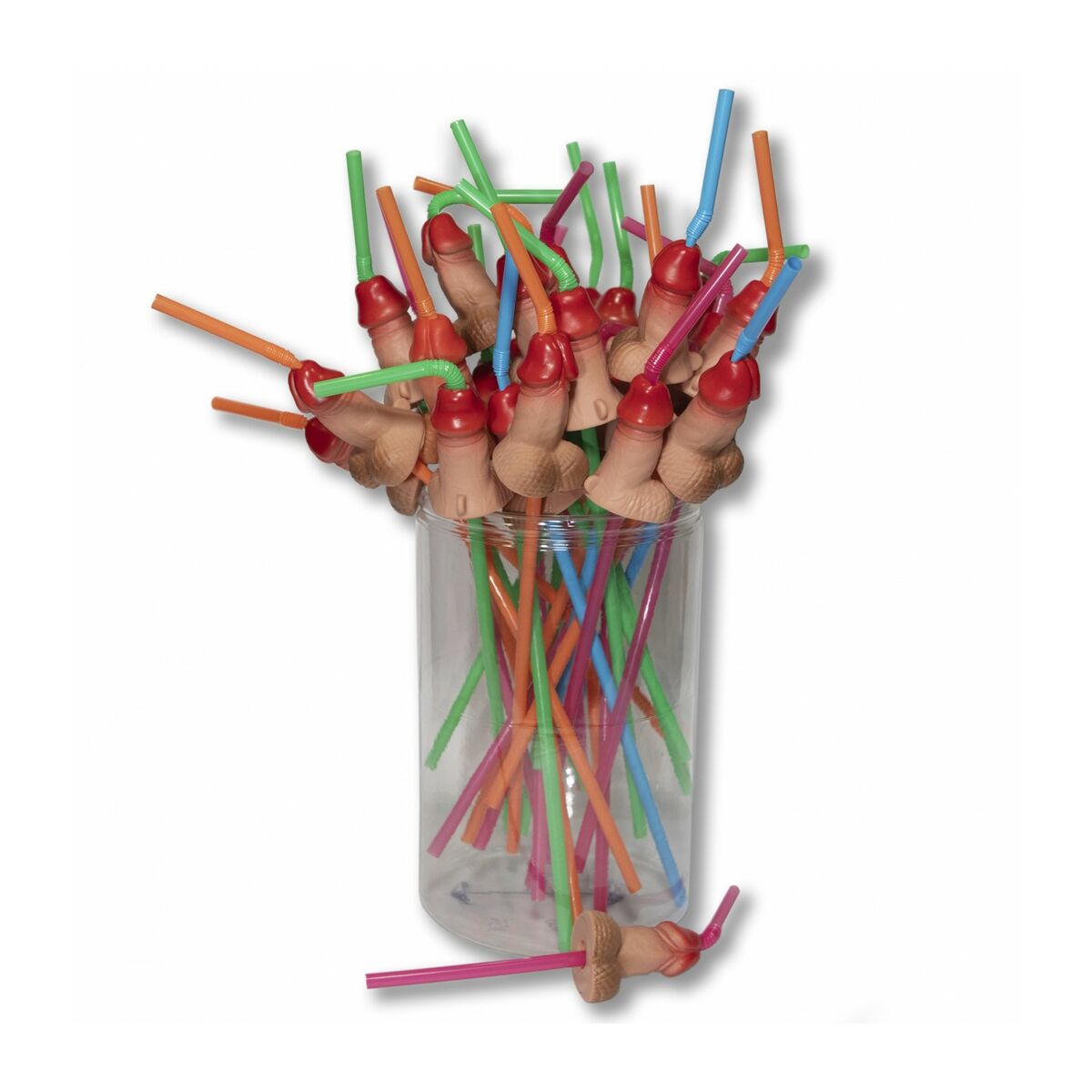 Reusable Straws Divertysex Penis 30 Units.