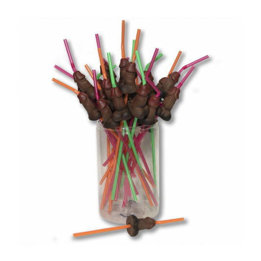 Reusable Straws Divertysex Penis 30 Units.