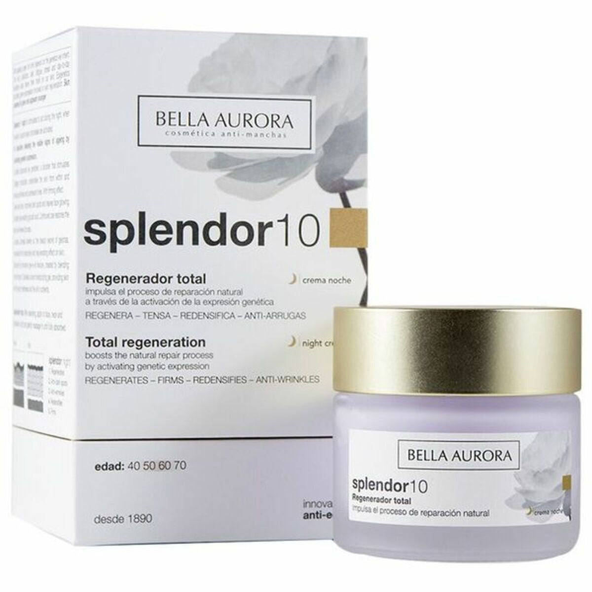 Night Cream Splendor 10 Bella Aurora (50 ml) 50 ml.