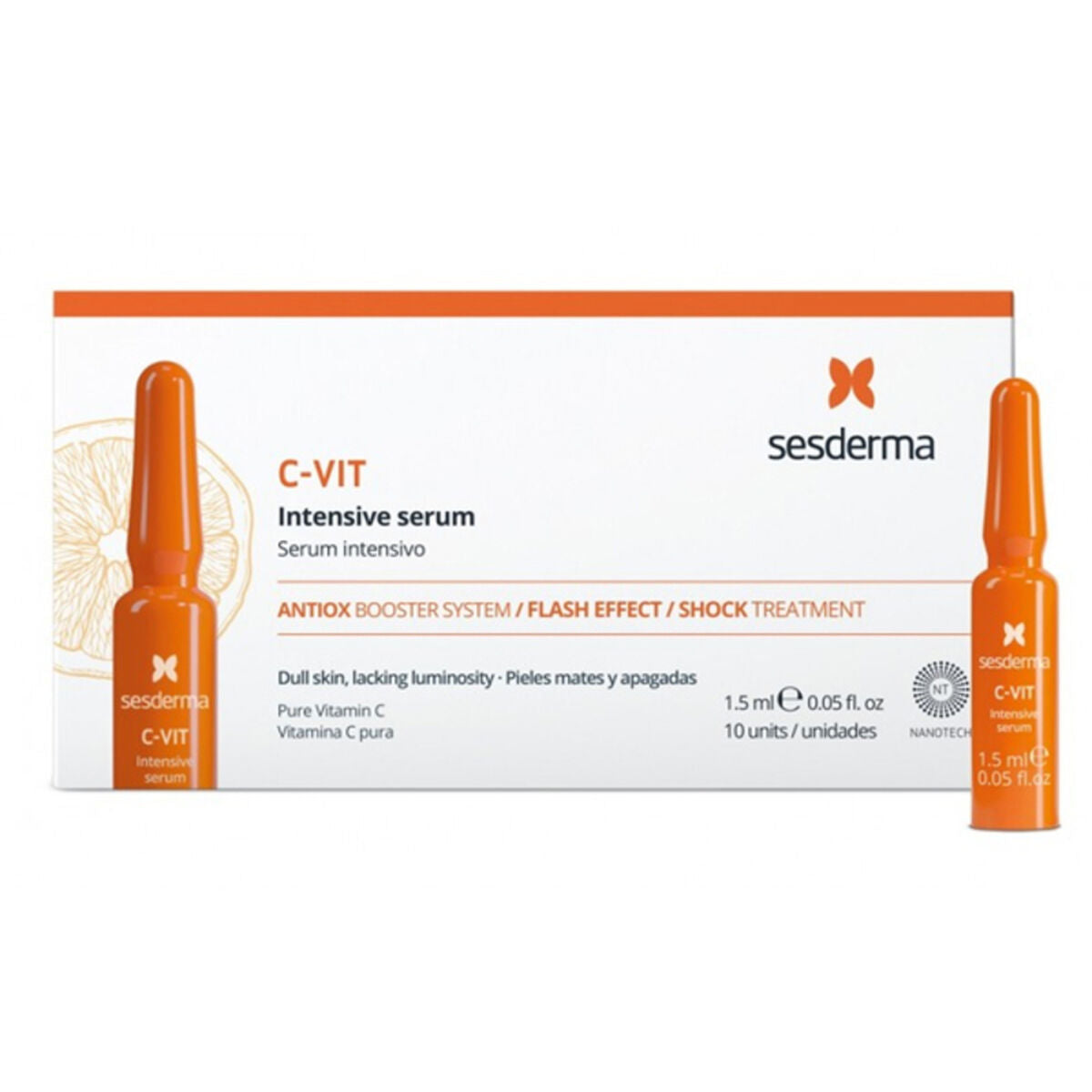 Antioxidant Serum C-VIT intensive Sesderma 9080-46169 (1,5 ml) 2 ml 1,5 ml.