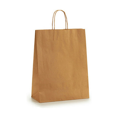 Paper Bag 32 X 12 X 50 cm Brown (25 Units).