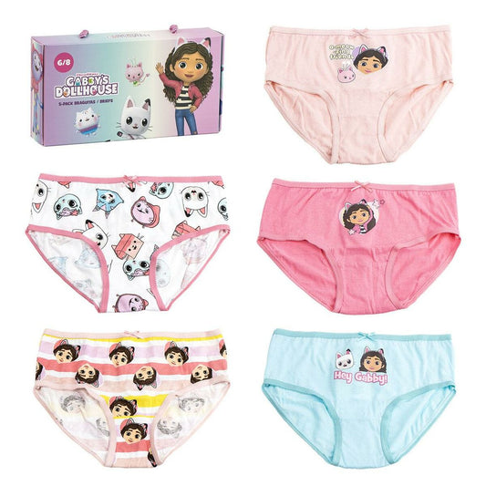 Pack of Girls Knickers Gabby's Dollhouse Multicolour 5 Units.