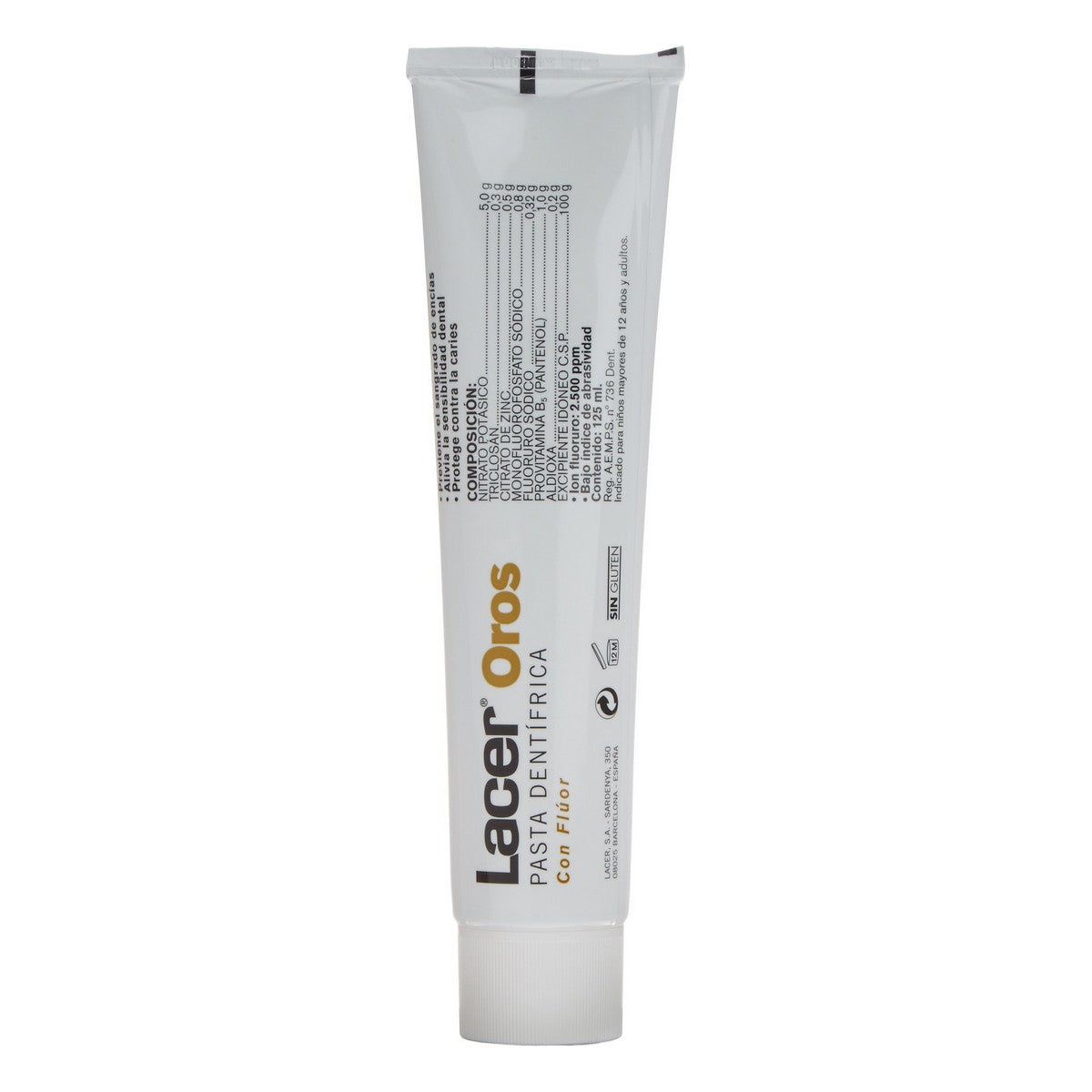 Toothpaste Multiprotection Lacer Lacer Oros 125 ml.