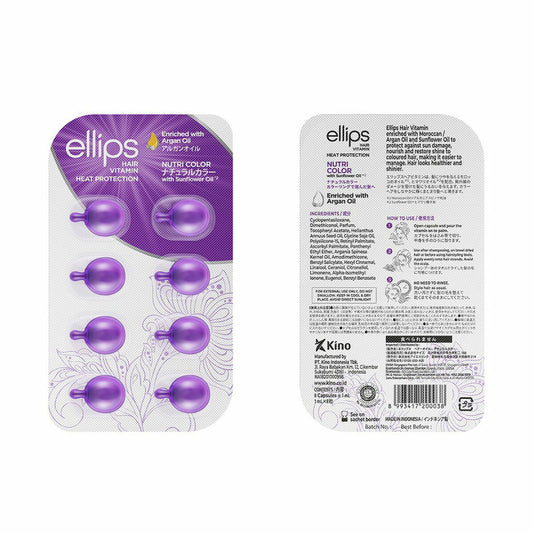 Vitamins Ellips Nutri Color Tablets Thermoprotective Argan Oil.