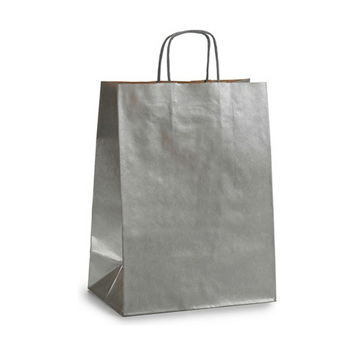 Paper Bag Silver (24 x 12 x 40 cm) (25 Units).