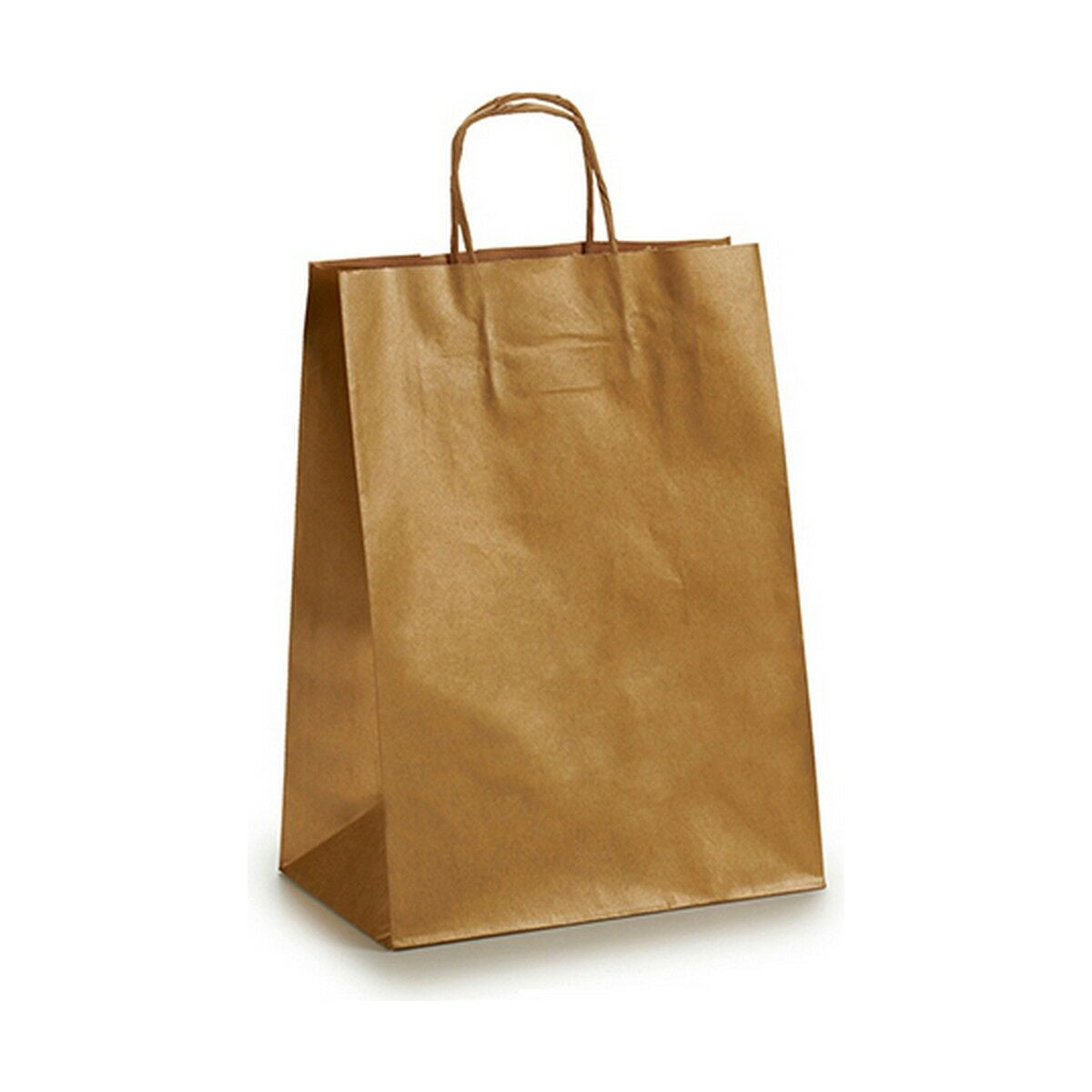 Paper Bag Golden (24 x 12 x 40 cm) (25 Units).