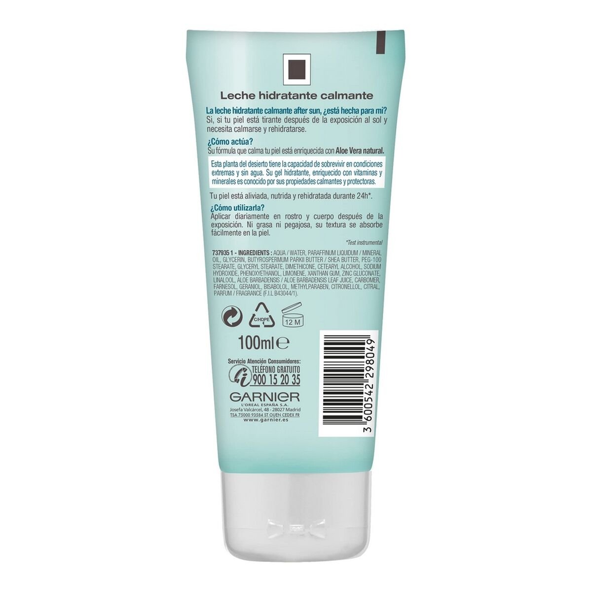 After Sun Garnier After Sun Body Lotion Soothing 100 ml - MES49