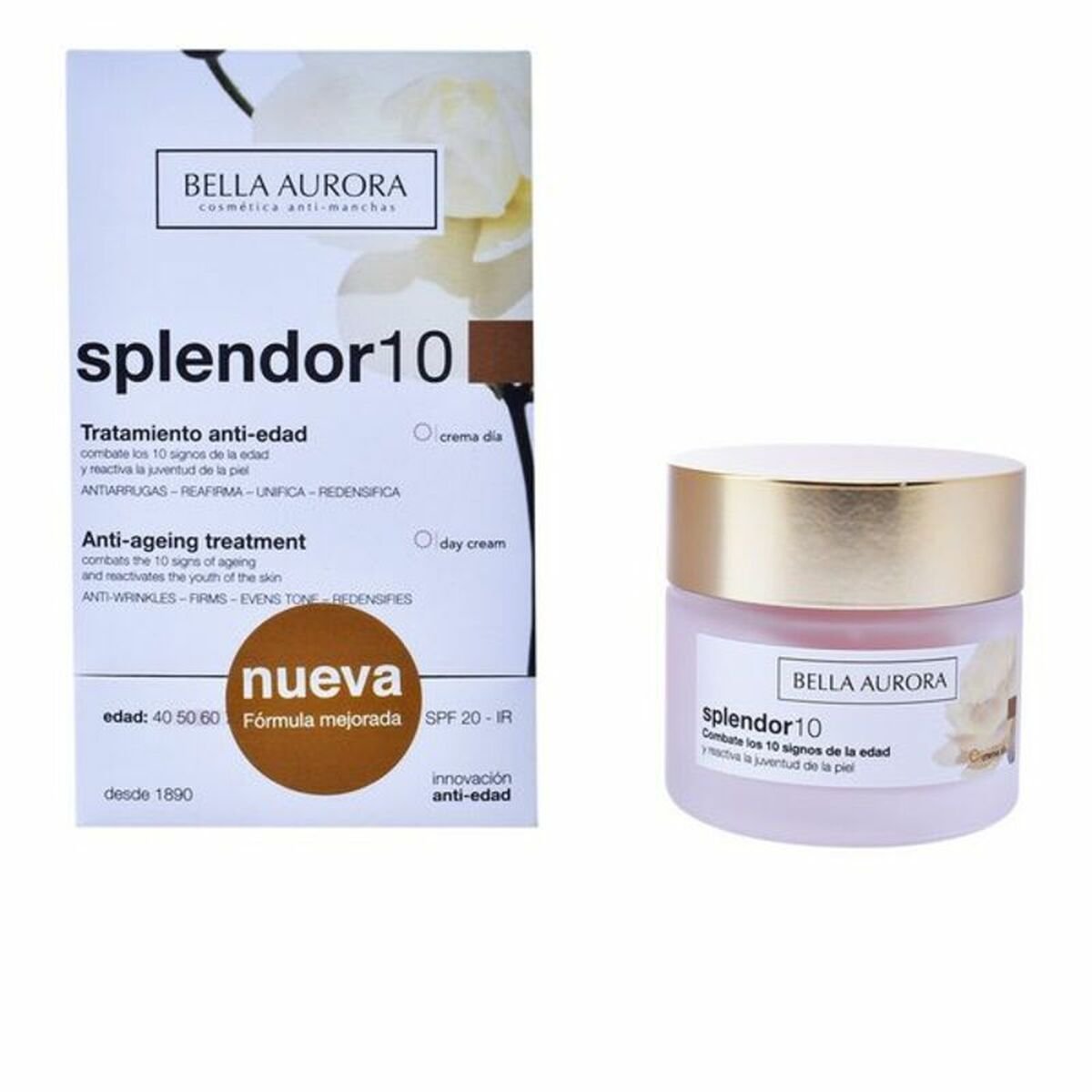 Anti - Ageing Cream Splendor 10 Bella Aurora Splendor Spf 20 (50 ml) 50 ml - MES49