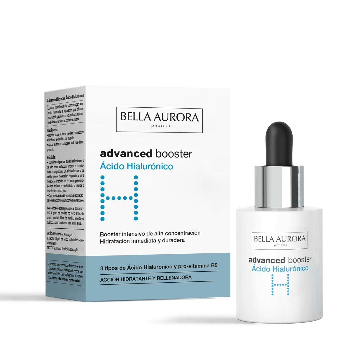 Anti - Ageing Serum Bella Aurora Advanced Booster Hyaluronic Acid 30 ml - MES49