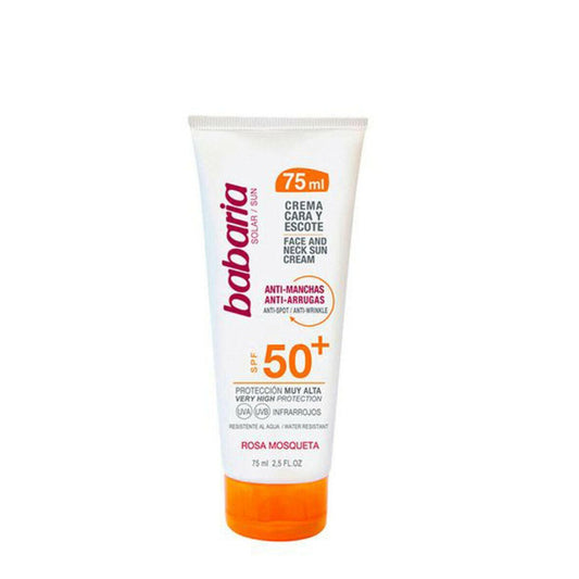 Anti Brown Spot Sun Lotion Cara & Escote Babaria 8410412029889 SPF 50+ (75 ml) SPF 50+ 75 ml - MES49