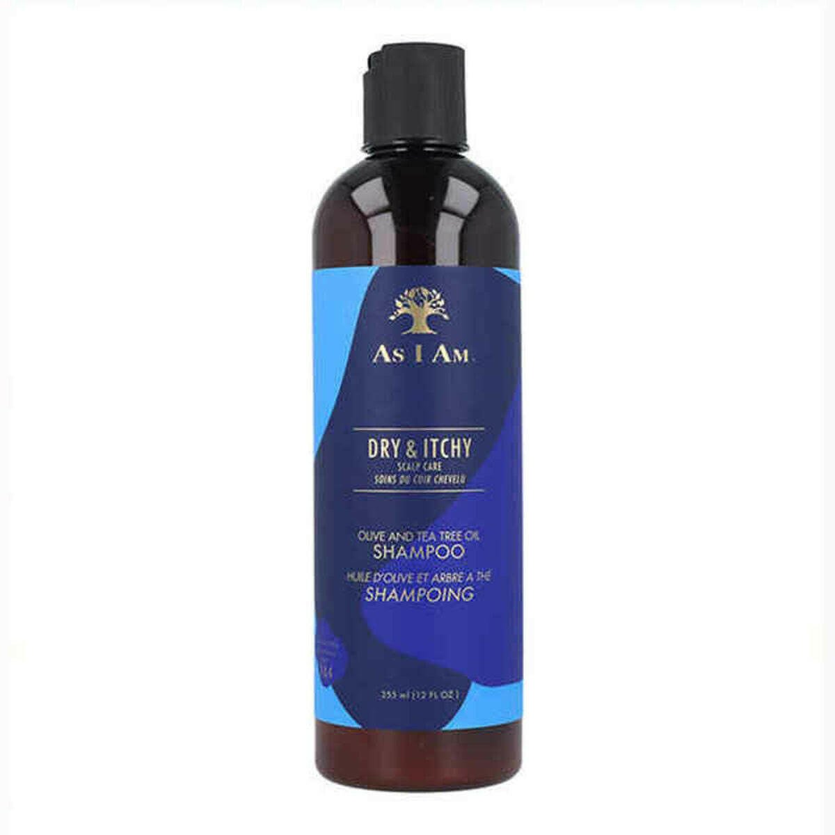 Anti - dandruff Shampoo As I Am Dry Itchy Olive Oil Tea tree 355 ml - MES49