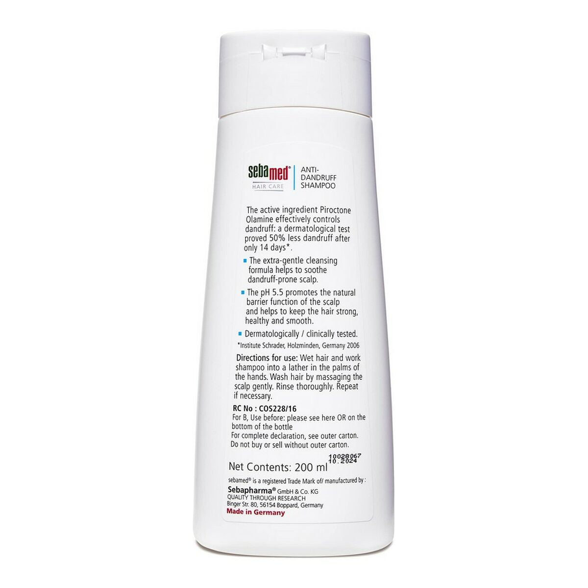 Anti - dandruff Shampoo Sebamed (200 ml) - MES49