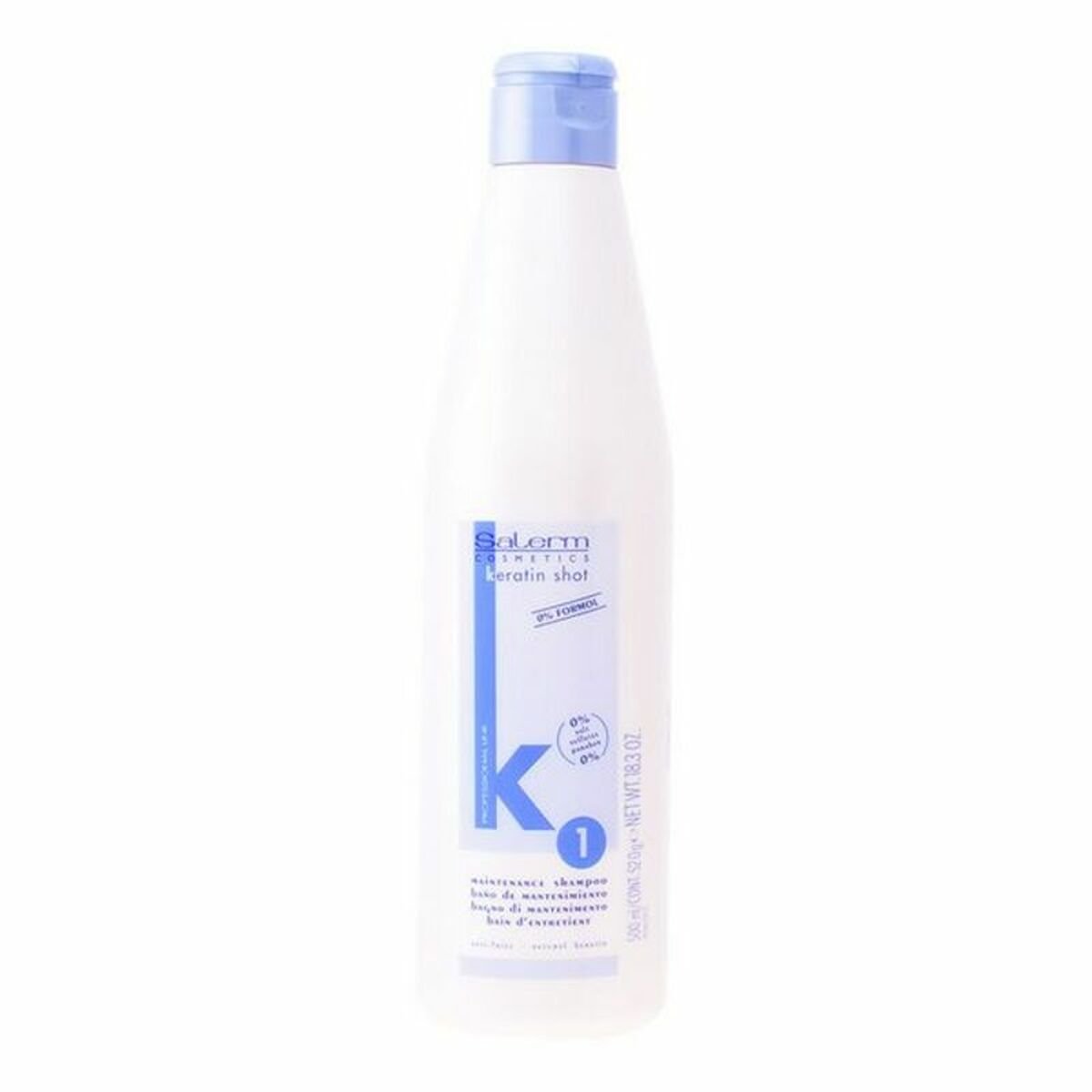 Anti - Frizz Shampoo Salerm Keratin Shot 500 ml - MES49