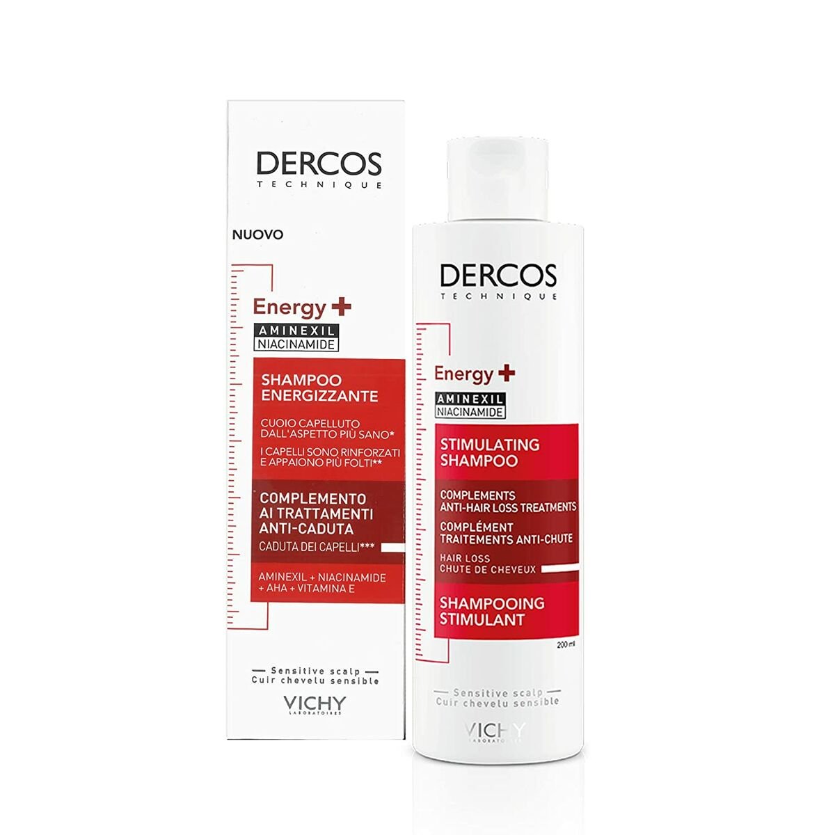 Anti - Hair Loss Shampoo Dercos Vichy Dercos Energy + 200 ml - MES49