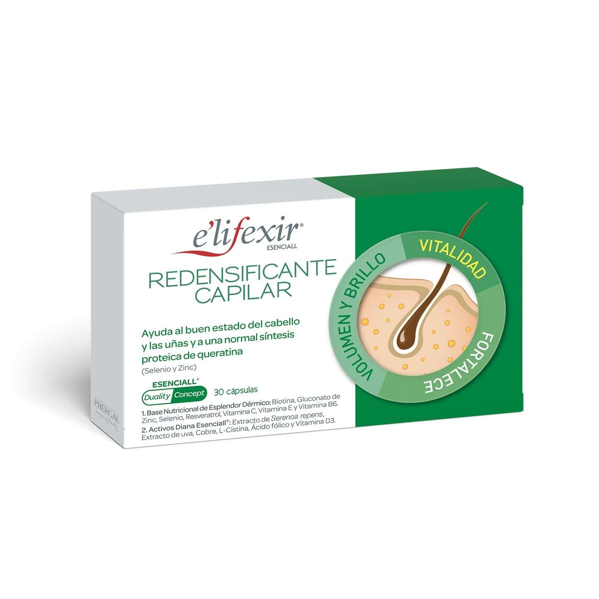 Anti - Hair Loss Treatment Elifexir Esenciall Capsules x 30 - MES49