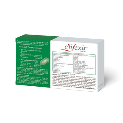 Anti - Hair Loss Treatment Elifexir Esenciall Capsules x 30 - MES49