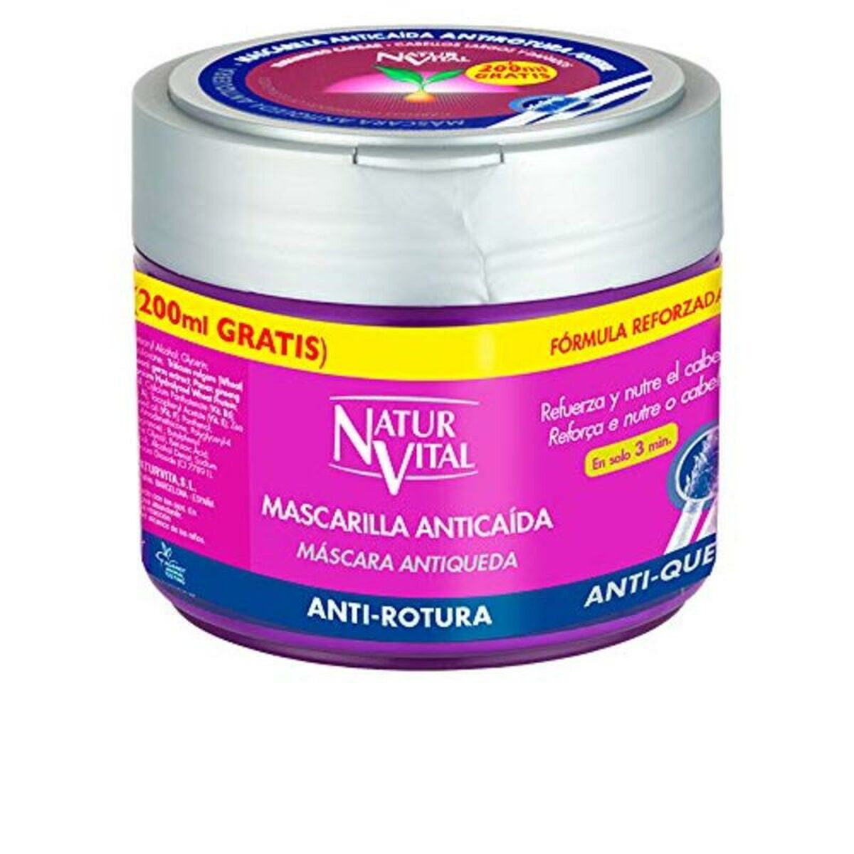 Anti - hairloss Cream Naturaleza y Vida Mascarilla Anticaída (500 ml) 500 ml - MES49