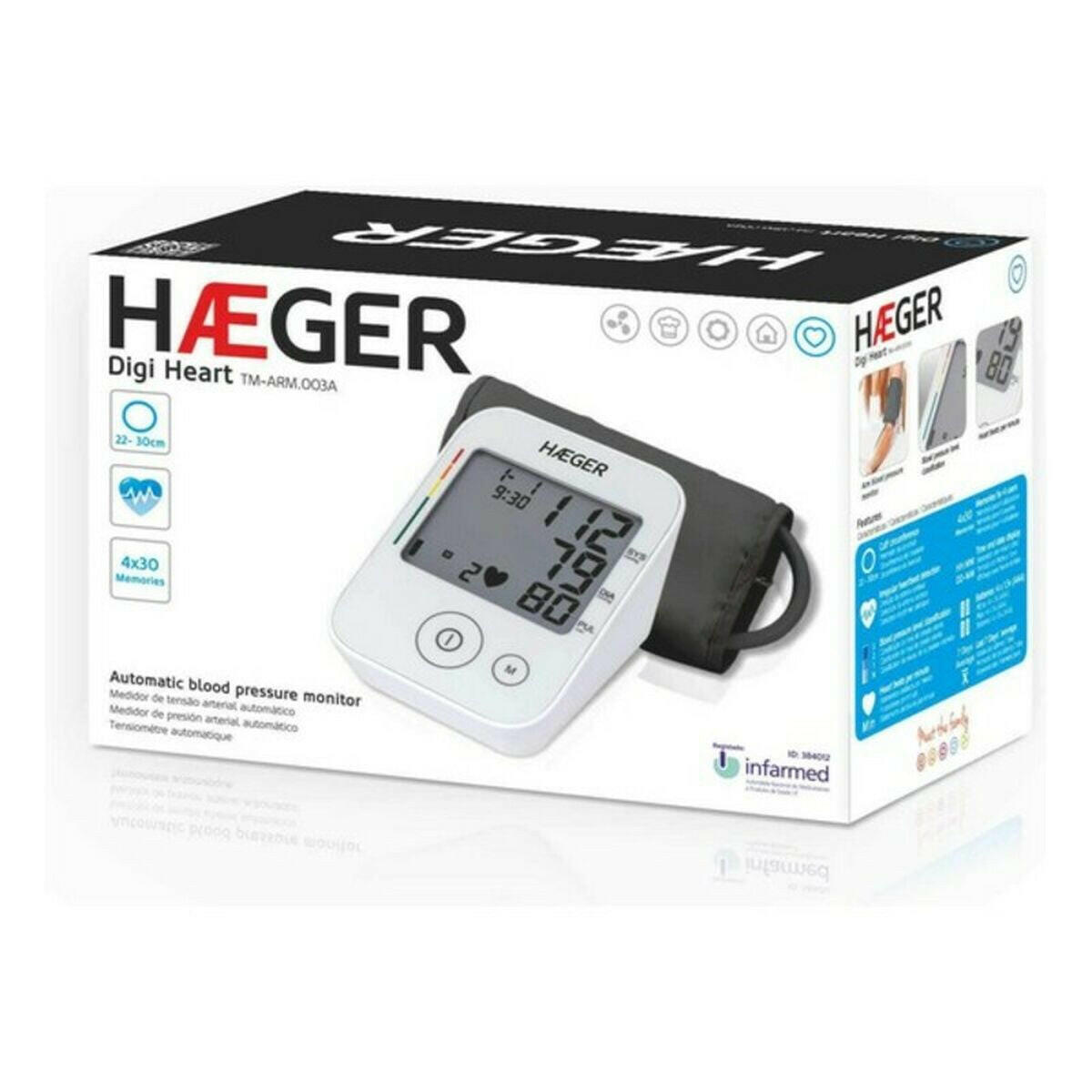 Arm Blood Pressure Monitor Haeger - MES49