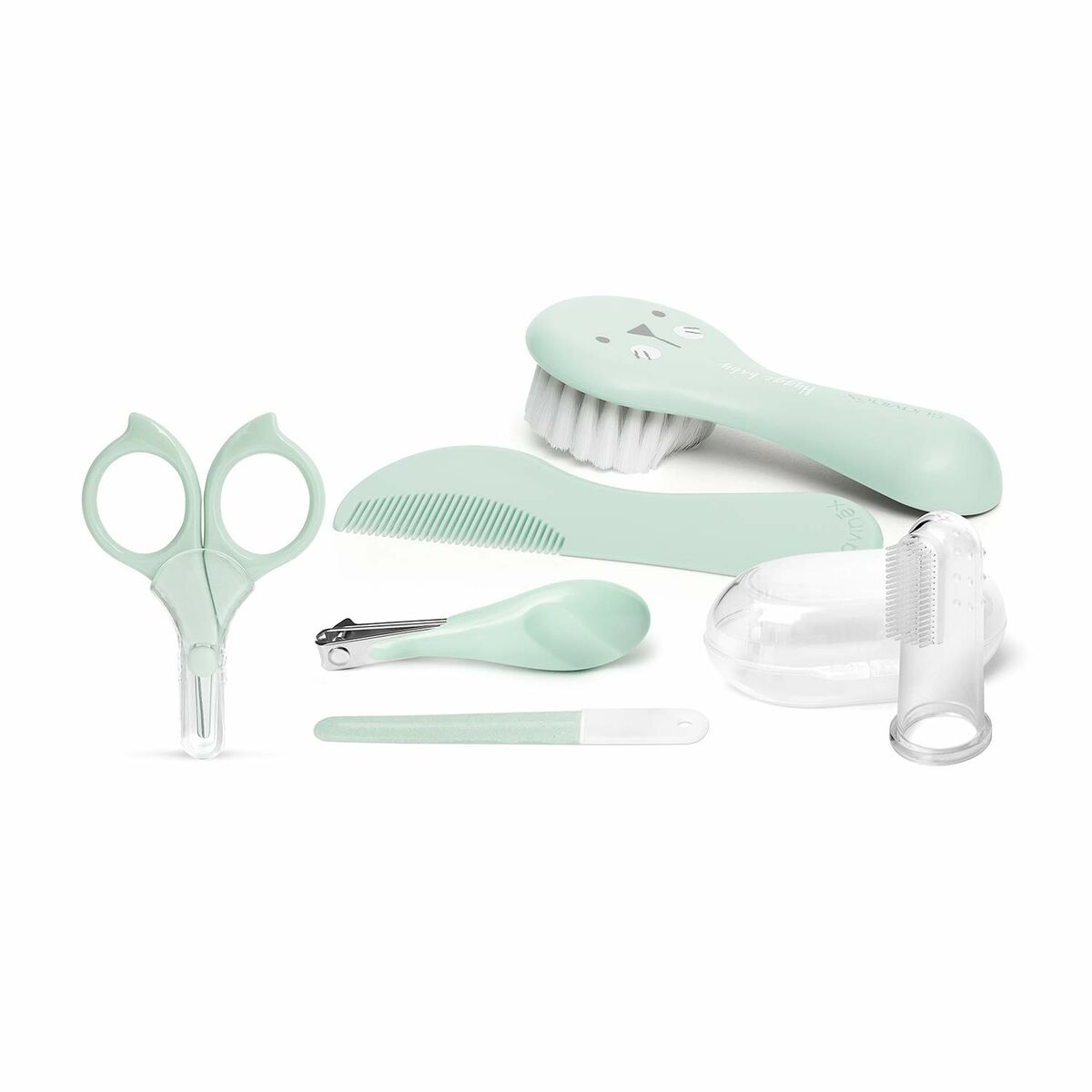 Baby Manicure Set Suavinex Hygge Baby Manicura Verde Green 7 Pieces - MES49