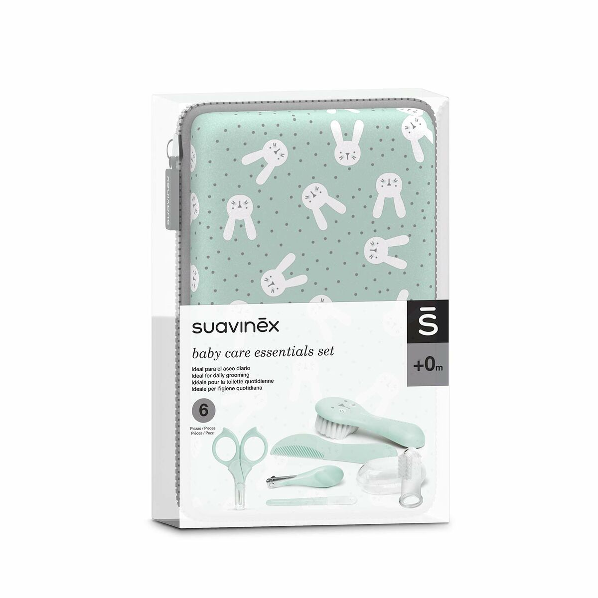 Baby Manicure Set Suavinex Hygge Baby Manicura Verde Green 7 Pieces - MES49