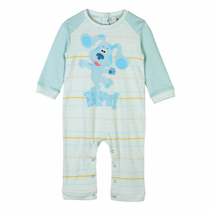 Baby's Long - sleeved Romper Suit Blue Blue - MES49