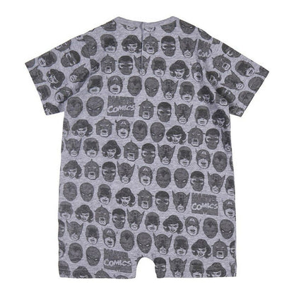 Baby's Short - sleeved Romper Suit Marvel Grey - MES49