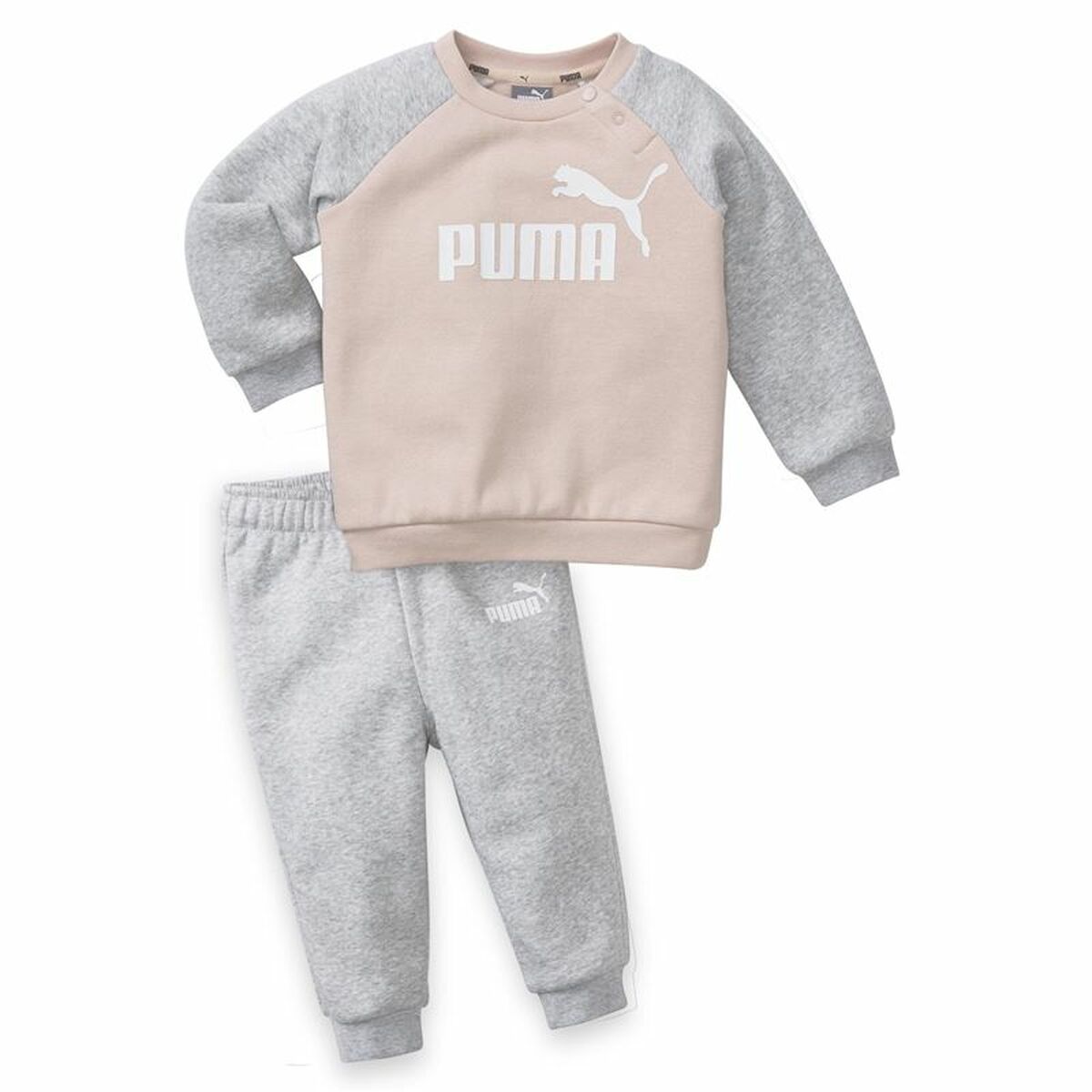 Baby's Tracksuit Puma Minicat Essentials Grey - MES49