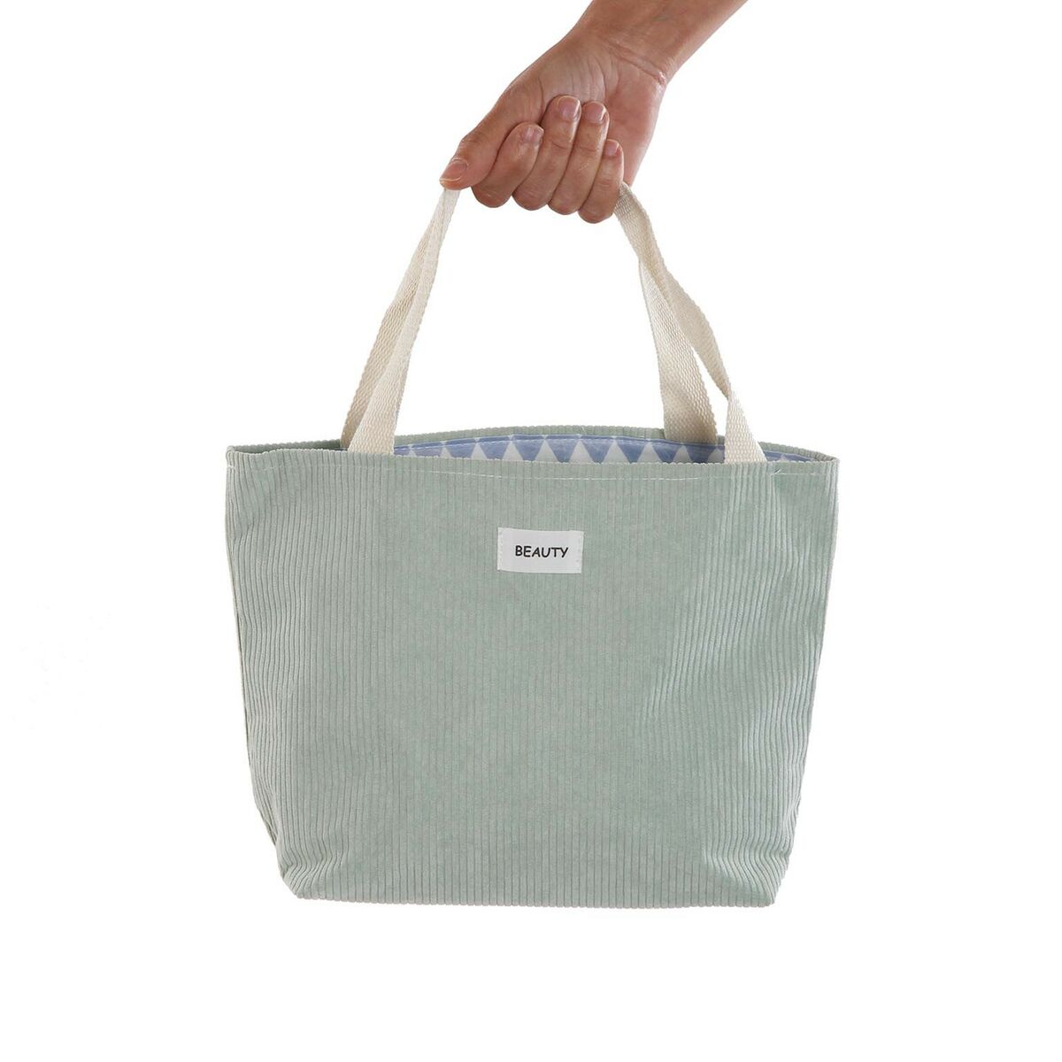 Bag Versa Corduroy Green 9 x 22 x 23 cm - MES49