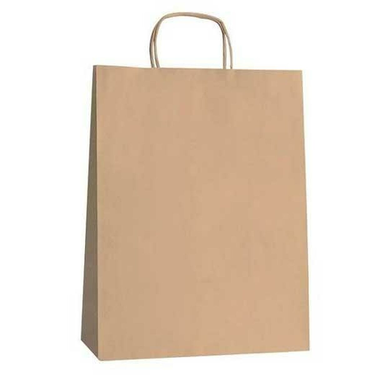 Bags Fama Brown With handles 125 g/m² 21 x 11 x 29 cm (25 Units) - MES49