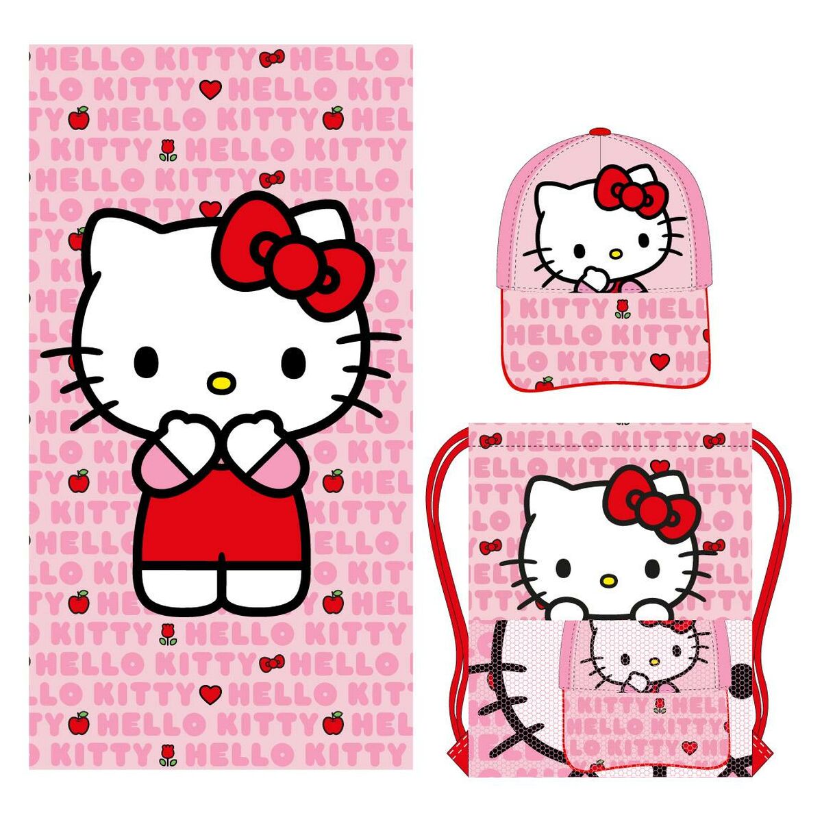 Bath towel Hello Kitty Pink - MES49