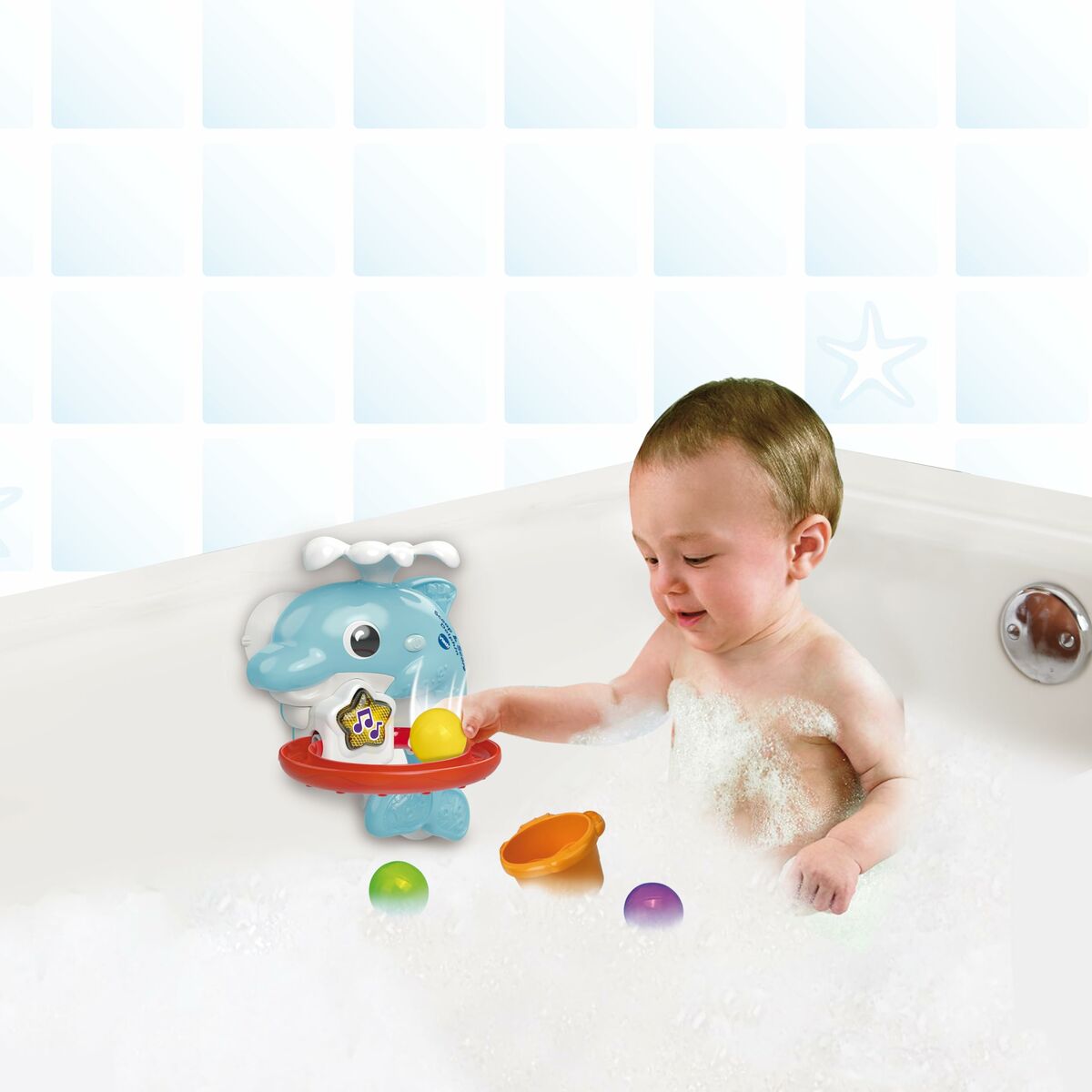 Bath Toy Vtech 25 x 9 x 24 cm Dolphin - MES49