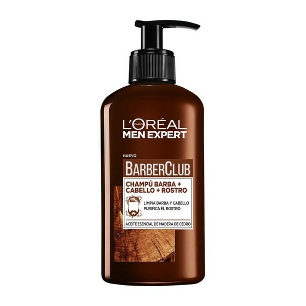 Beard Shampoo Men Expert Barber Club L'Oreal Make Up (200 ml) - MES49