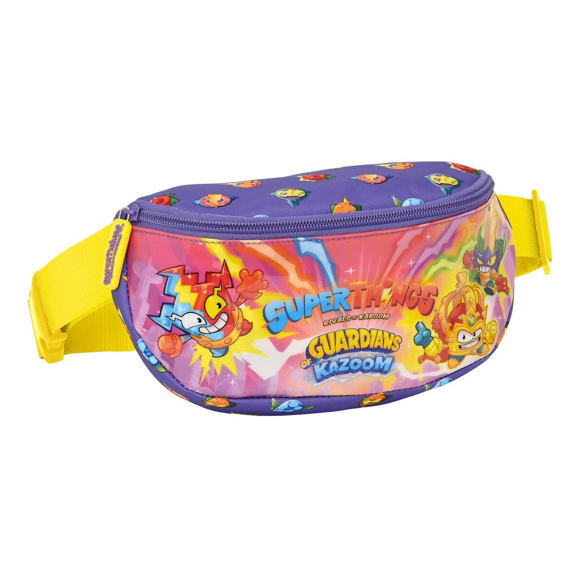 Belt Pouch SuperThings Guardians of Kazoom Yellow Purple 23 x 14 x 9 cm - MES49