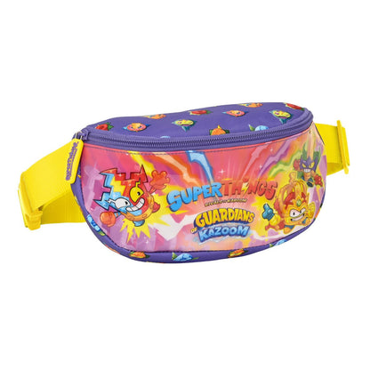 Belt Pouch SuperThings Guardians of Kazoom Yellow Purple 23 x 14 x 9 cm - MES49