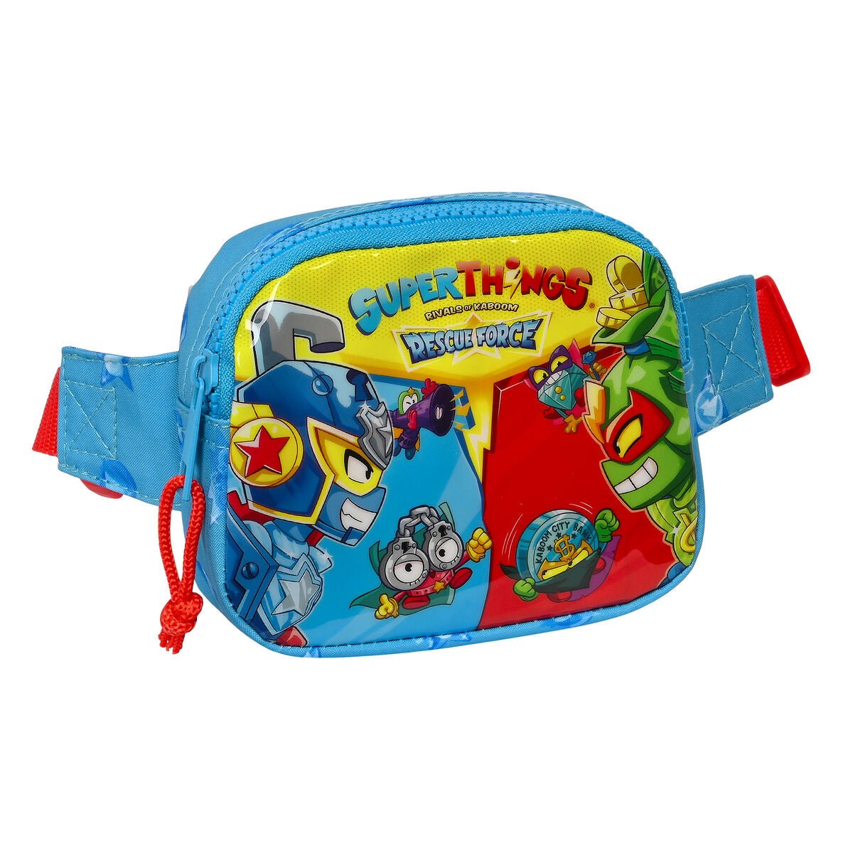 Belt Pouch SuperThings Rescue force 14 x 11 x 4 cm Blue Children's - MES49