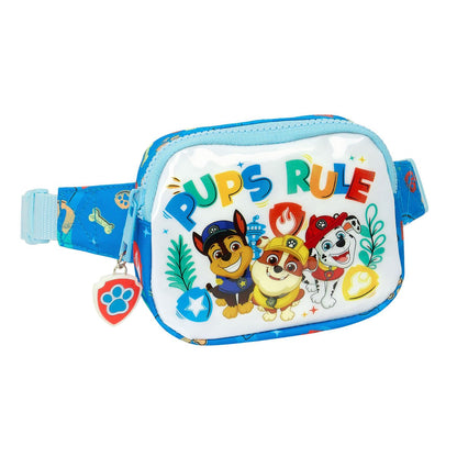 Belt Pouch The Paw Patrol Pups rule Blue 14 x 11 x 4 cm - MES49