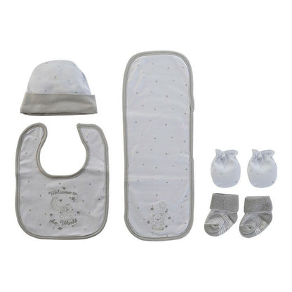 Bib and booties set DKD Home Decor 0 - 6 Months Cotton - MES49