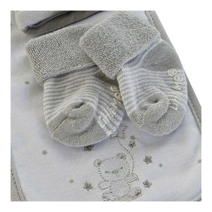 Bib and booties set DKD Home Decor 0 - 6 Months Cotton - MES49